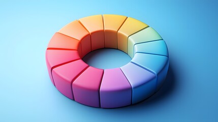 Colorful Circular Diagram.