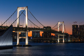 東京夜景　レインボーブリッジ