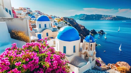 Beautiful landscape of Santorini