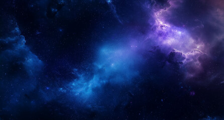 Cosmic Nebula Explosion in Deep Space