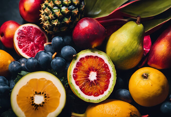 exotics fruits and berries