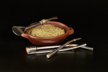 Yerba Mate is consumed at gatherings of friends, a traditional infusion widely consumed in Argentina, Uruguay and Brazil.