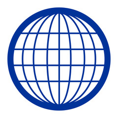 Globe or globus vector icon