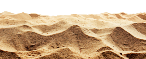 PNG Golden sand dunes under sunlight