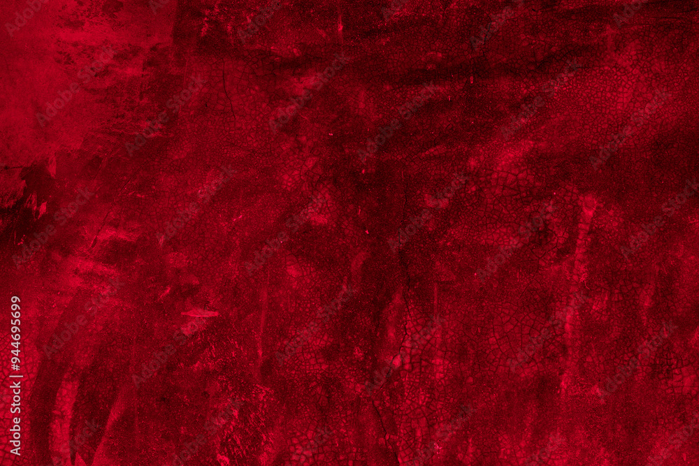 Poster Old wall texture cement black red  background abstract dark color design are light with white gradient background.