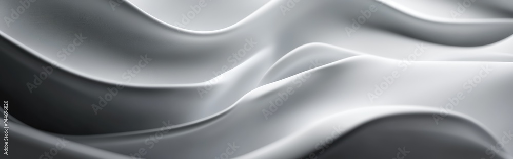 Poster 3d rendering of a soft grey gradient abstract background