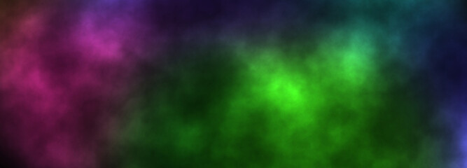 Abstract Background with Swirling Fog and Gradient Colors