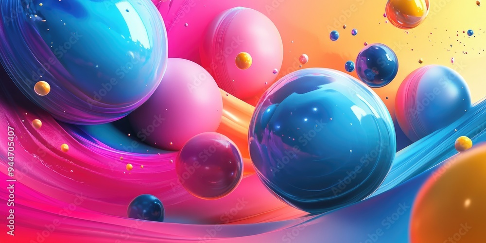 Poster abstraction space in 3d cartoon rendering