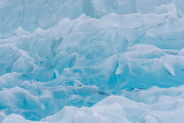 Fototapeta premium Detail of iceberg in glacial bay at Tracy Arm Fjord in Alaska
