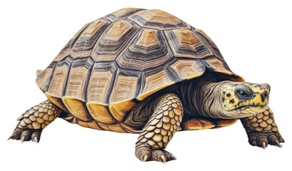 Obraz premium PNG Tortoise reptile animal turtle.
