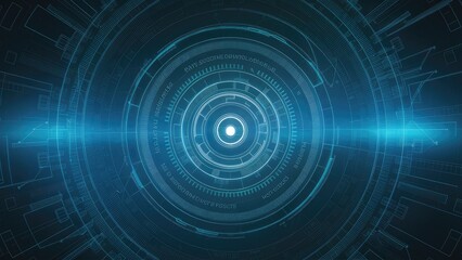 Futuristic Technology Background Graphic for Themed Decor