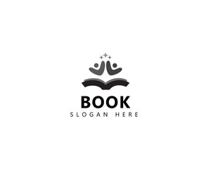 Obraz premium Creative Logo Design for Book and Reading Technology Blog