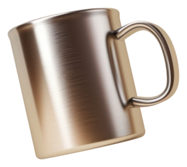 PNG  Stainless mug mockup coffee drink cup.
