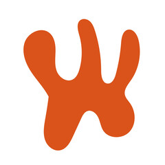 Autumn Color abstract shapes decoration