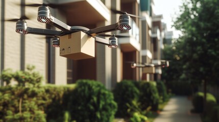 drone delivery system that brings packages directly to homes.