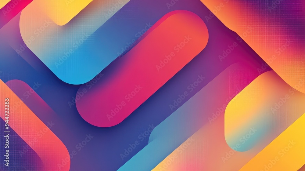 Poster colorful gradient pattern background design