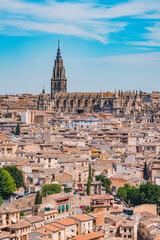 Obraz premium The cityscape in Toledo, an ancient town in Madrid, Spain.