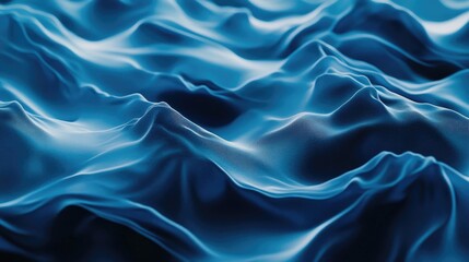 Obraz premium Abstract background featuring flowing blue waves