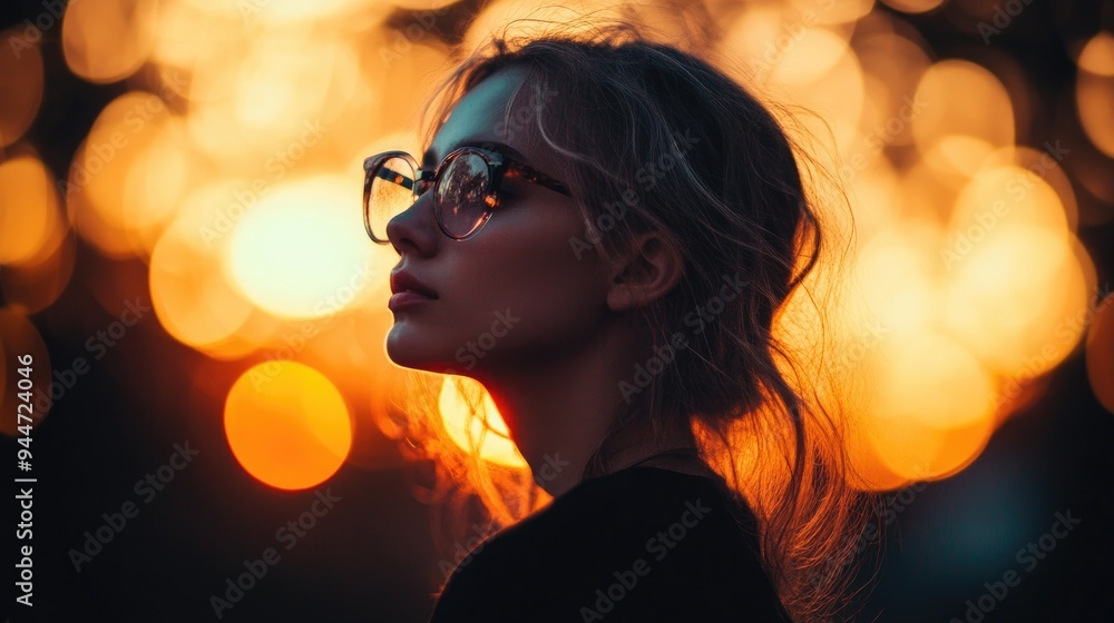 Poster bokeh effect creating a smooth blur in the background enhancing the focus on the subject in the fore