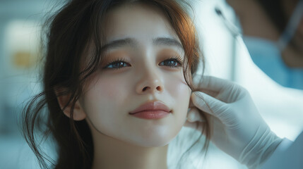 Fototapeta premium 美容整形前のカウンセリング