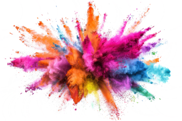 A Symphony of Color: Capturing the Vibrancy of a Powder Explosion