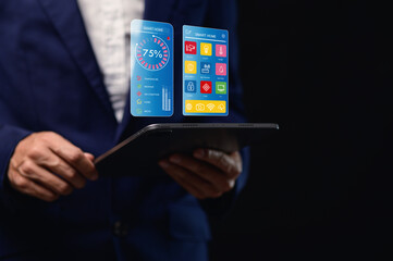 Explore the intuitive smart home interface and icons designed to seamlessly and easily manage all the connected devices in your home or building.