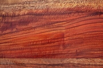 Closeup of Richly Textured Reddish-Brown Wood Grain