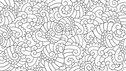 Oriental pattern oriental painting background illustration, Chinese, Japanese style line artwork