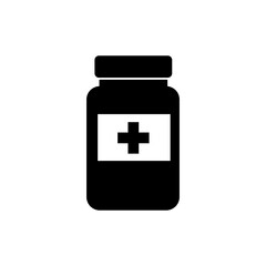 Medicine bottle icon,vector illustration. vector medicine bottle icon trendy style illustration for web and app on white background..eps