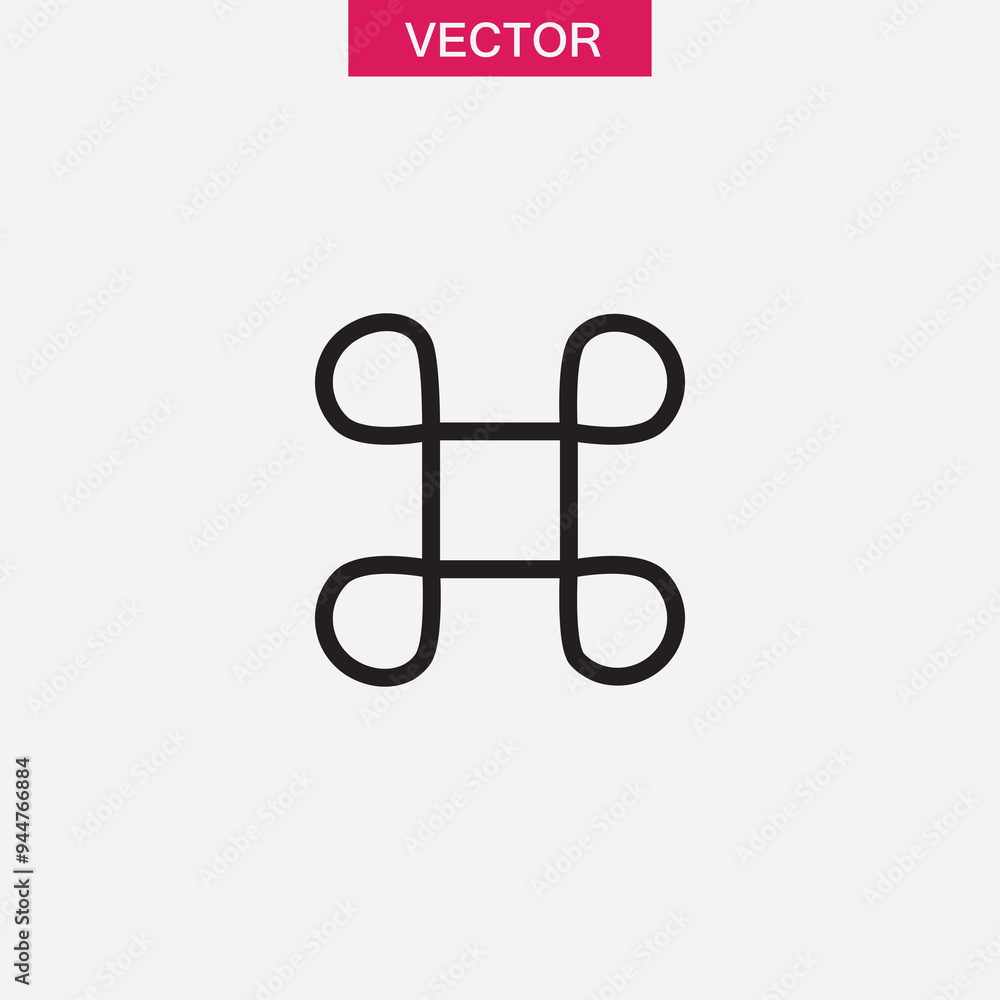 Poster command icon, vector illustration. vector command icon linear illustration for web and app..eps