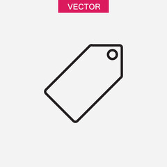 Tag icon,vector illustration. vector tag icon linear illustration for web and app..eps