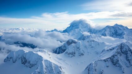 Obraz premium Snow Mountain Mount Everest