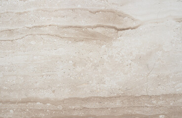 Natural marble plate with abstract striped pattern on a surface