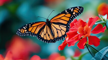 Monarch Butterfly on a Flower