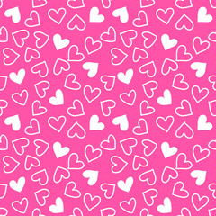 seamless pattern with hearts