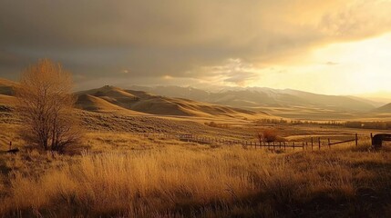Beautiful Idaho sunset