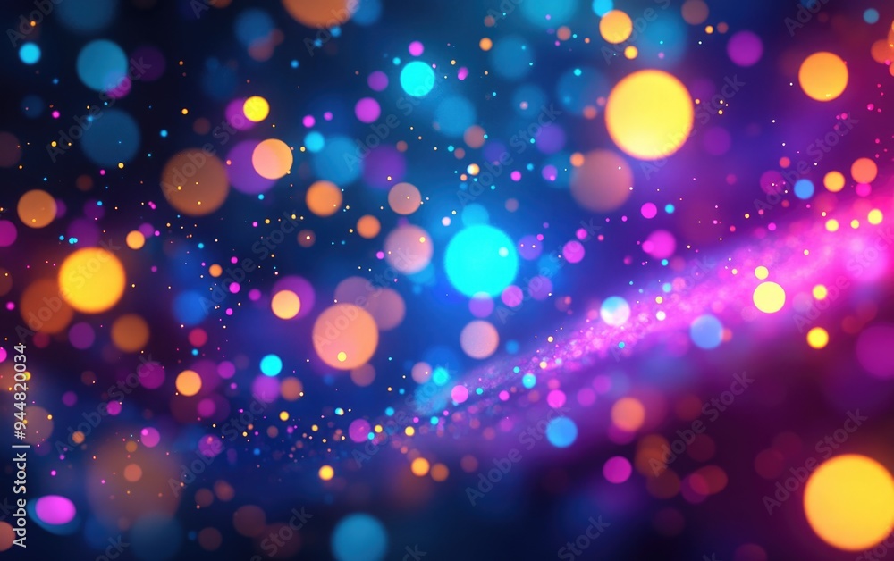 Poster abstract electro modern futuristic night club party texture background image featuring a 3d cartoon 
