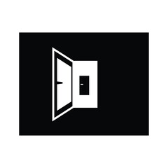 Door Logo Vector Template Icon