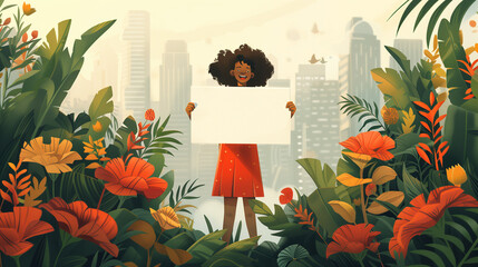 Beautiful woman holding a blank billboard isolated on pink white, Beautiful woman holding a blank billboard isolated on pink white, Beautiful woman holding a blank billboard isolated on pink white.