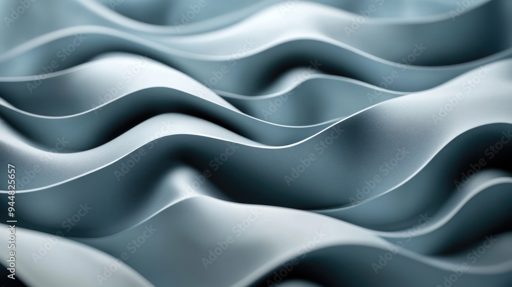 Aufkleber abstract 3d rendering featuring a background design with flowing wavy patterns