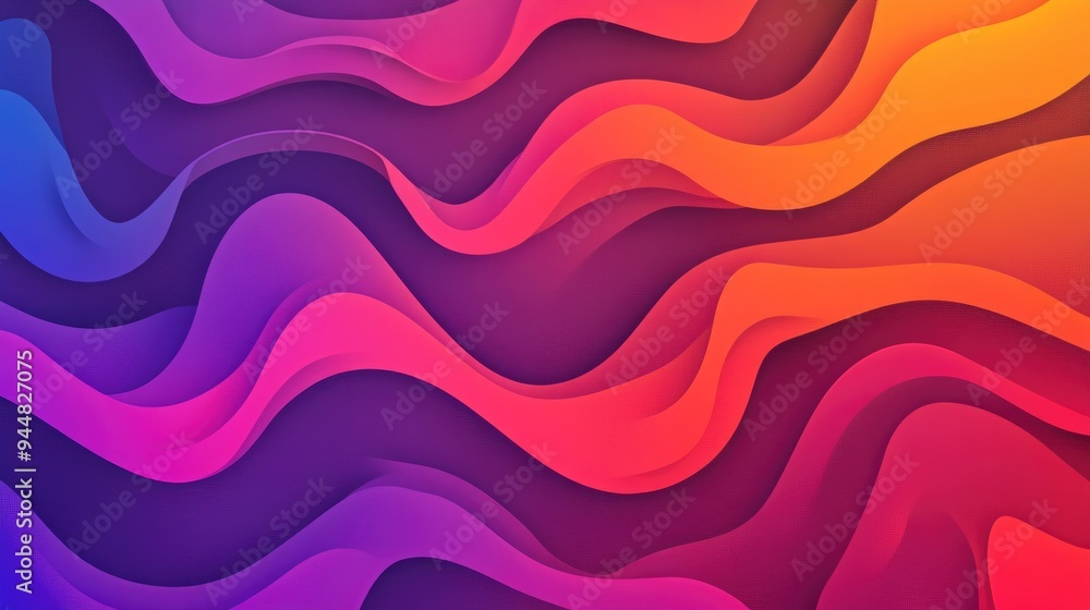 Poster colorful gradient pattern background design