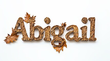 Personalized postcard perfect for decor created in Oak Leaf Letters.