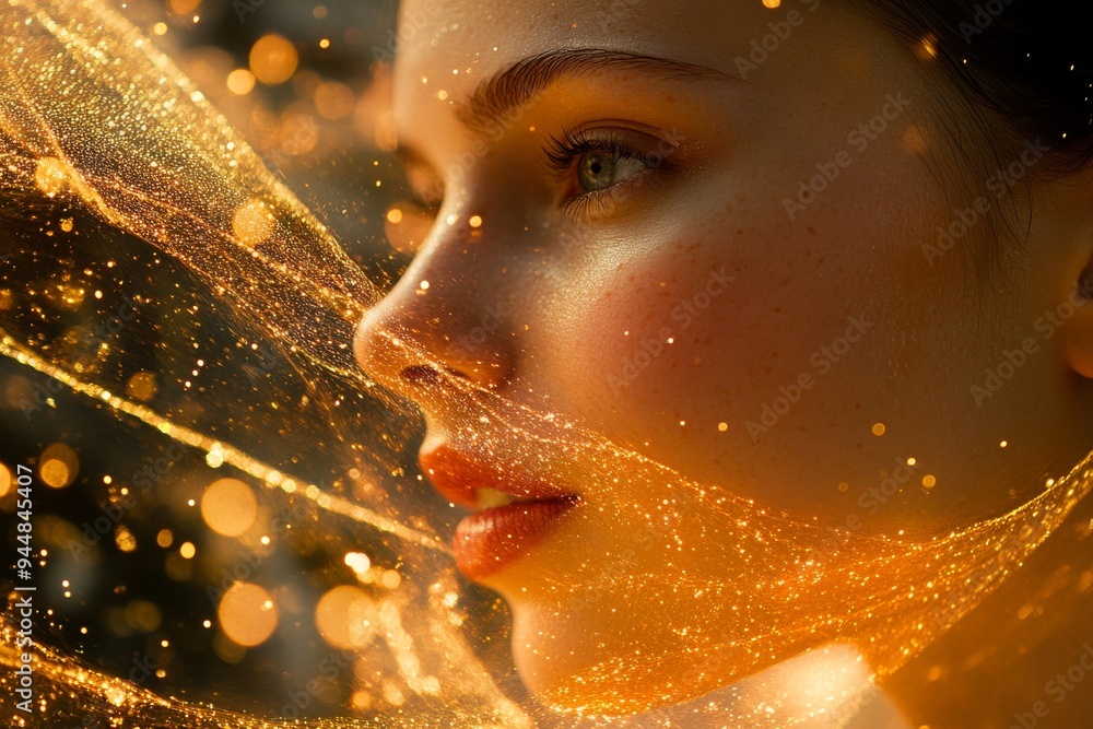 Poster side profile of a woman with glowing neural connections symbolizing the powerful connection between 