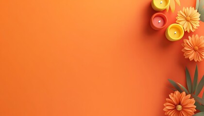 Obraz premium Diwali banner, colorful and festive