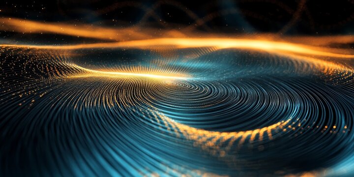 a wave function collapsing in a quantum measurement, with the resulting state captured in real-time
