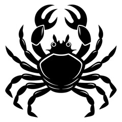 king crabs vector silhouette illustration