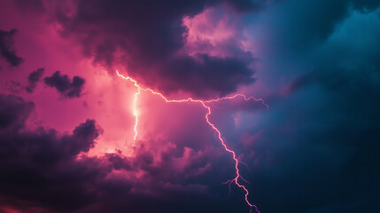 lightning in the storm