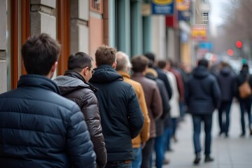 Queue of Many People, A Comprehensive Concept for Line Management Techniques, School Enrollment Procedures, Time-Saving Tips for Busy Parents, and Strategies for Mitigating Stress for Students
