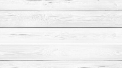 Naklejka premium White wooden planks arranged horizontally, showcasing a smooth and clean texture with subtle grain patterns.