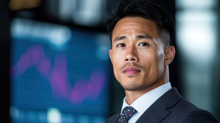 Serious businessman looking thoughtful